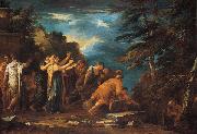 Salvator Rosa Pythagoras Emerging from the Underworld oil on canvas